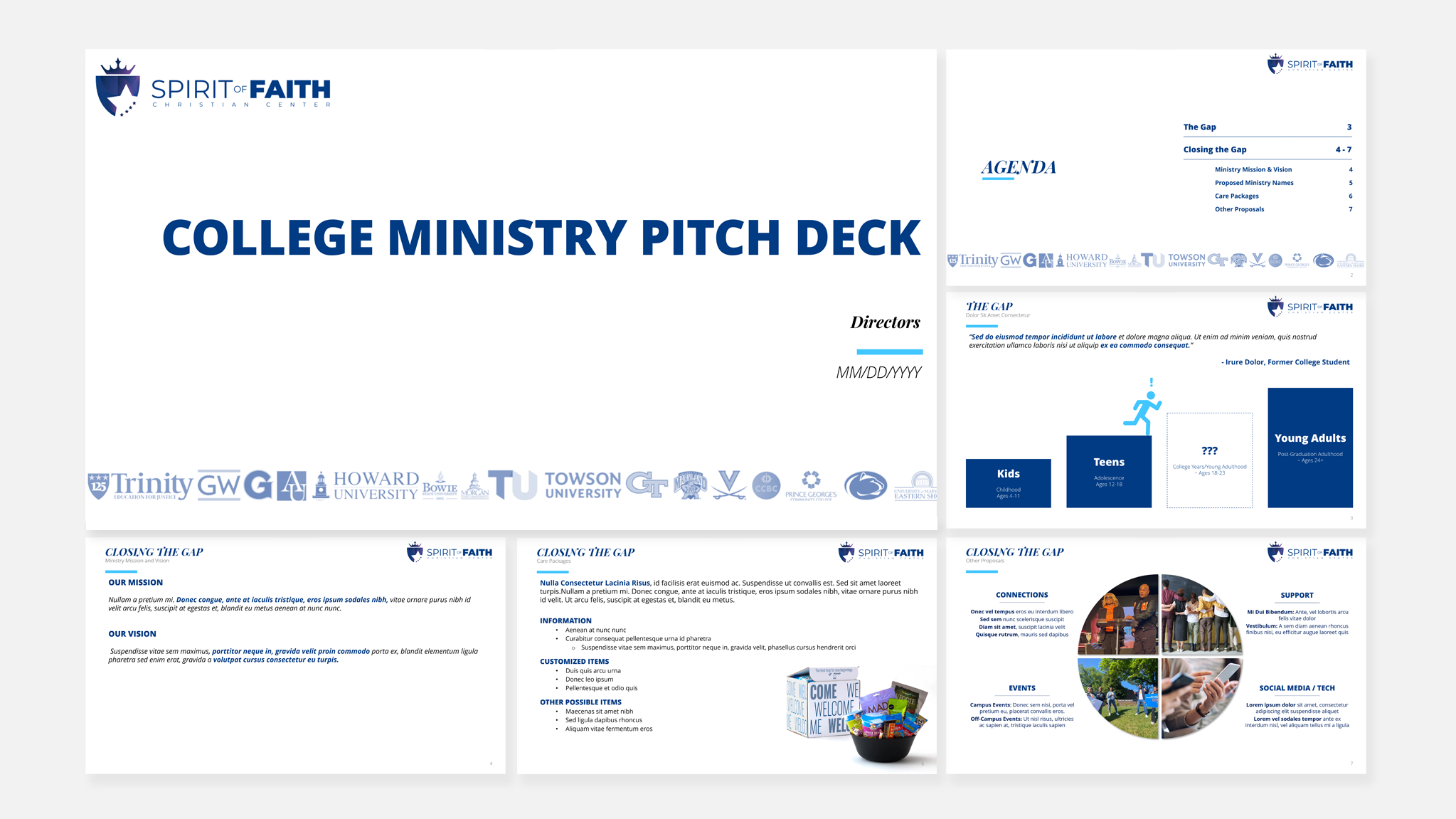 College Ministry Slide Deck